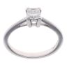 18ct White Gold 0.45ct Princess Cut Diamond Solitaire Ring
