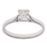 18ct White Gold 0.70ct Cushion Cut Diamond Solitaire Ring