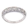 18ct White Gold 0.90ct Brilliant Cut Diamond Half Eternity Ring