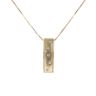 9ct Yellow Gold 0.05ct Diamond Pendant And Chain 18"