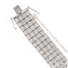 9ct White Gold 2.50ct Brilliant Cut Diamond Bracelet 6.5"