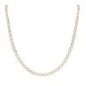 9ct Yellow And White Gold Double Curb Chain 18"