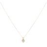 18ct Yellow Gold 0.20ct Brilliant Cut Diamond Heart Pendant And Chain 18"