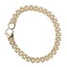 9ct Yellow Gold Gate Bracelet 8"