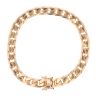 9ct Yellow Gold Curb Bracelet 7.5"