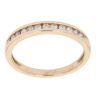 18ct Yellow Gold 0.27ct Diamond Half Eternity Ring