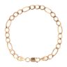 9ct Yellow Gold Figaro Bracelet 8"