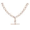 9ct Rose Gold Albert T-Bar Chain 24"