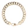 9ct Yellow Gold Curb Bracelet 8.5"