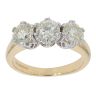 18ct Yellow Gold 2.15ct Brilliant cut Diamond Trilogy Ring