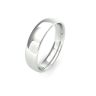 Platinum 5mm Slight Court Wedding Band