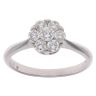 18ct White Gold 0.55ct Brilliant Cut Diamond Cluster Ring