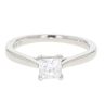 Platinum 0.51cts Diamond Solitaire Ring