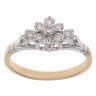 18ct Yellow Gold 0.50ct Brilliant Cut Diamond Cluster Ring