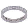 Platinum 1.06ct Princess Cut Diamond Full Eternity Ring