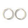 9ct Yellow Gold Plain Hoop Earrings