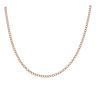 9ct Rose Gold Curb Chain 26"