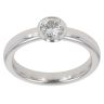 Platinum 0.65ct Brilliant Cut Diamond Solitaire Ring
