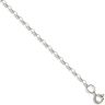 9ct White Gold Diamond Cut Belcher Chain