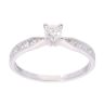 9ct White Gold 0.50ct Diamond Solitaire Ring
