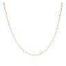 9ct Yellow Gold Square Link Curb Chain 18"