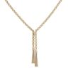 9ct Yellow Gold Belcher Tassel Chain 18"