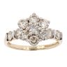 9ct Yellow Gold 2.00ct Diamond Cluster Ring