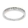 9ct White Gold 0.20ct Diamond Half Eternity Ring