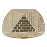 9ct Yellow Gold Pyramid Ring