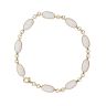 9ct Yellow Gold Created Opal Bracelet 7.5"