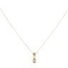 18ct Yellow Gold 0.10ct Brilliant Cut Diamond Solitaire Pendant And Chain 18"