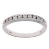 18ct White Gold 0.20ct Brilliant Cut Diamond Half Eternity Ring