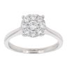 9ct White Gold 0.50ct Diamond Cluster Ring