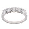 Lab Grown 9ct White Gold 1.20ct Diamond Five Stone Ring