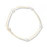 9ct Yellow and White Fancy Gold Bracelet