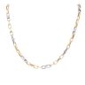 14ct Yellow And White Gold Fancy Chain 26"