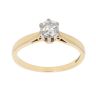 18ct Yellow Gold 0.50ct Diamond Solitaire Ring