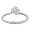18ct White Gold 0.50ct Brilliant Cut Diamond Solitaire Ring