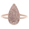 9ct Rose Gold 0.60ct Diamond Cluster Ring