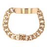 9ct Yellow Gold Curb ID Bracelet 8"