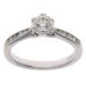 18ct White Gold 0.65ct Brilliant Cut Diamond Solitaire Ring