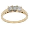 18ct Yellow Gold 0.50ct Diamond Trilogy Ring