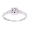 18ct White Gold 0.25ct Diamond Cluster Ring