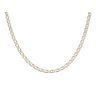 9ct Yellow and White Gold Fancy Chain 18"