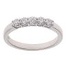 18ct White Gold 0.43ct Brilliant Cut Diamond Five Stone Ring