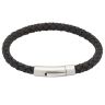 Black Leather Bracelet