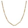 9ct Yellow Gold Bar Link Chain 18"