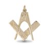 9ct Yellow Gold Masonic Pendant