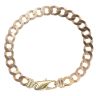 9ct Yellow Gold Curb Bracelet 8"