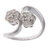 18ct White Gold 1.00ct Brilliant Cut Diamond Cluster Ring